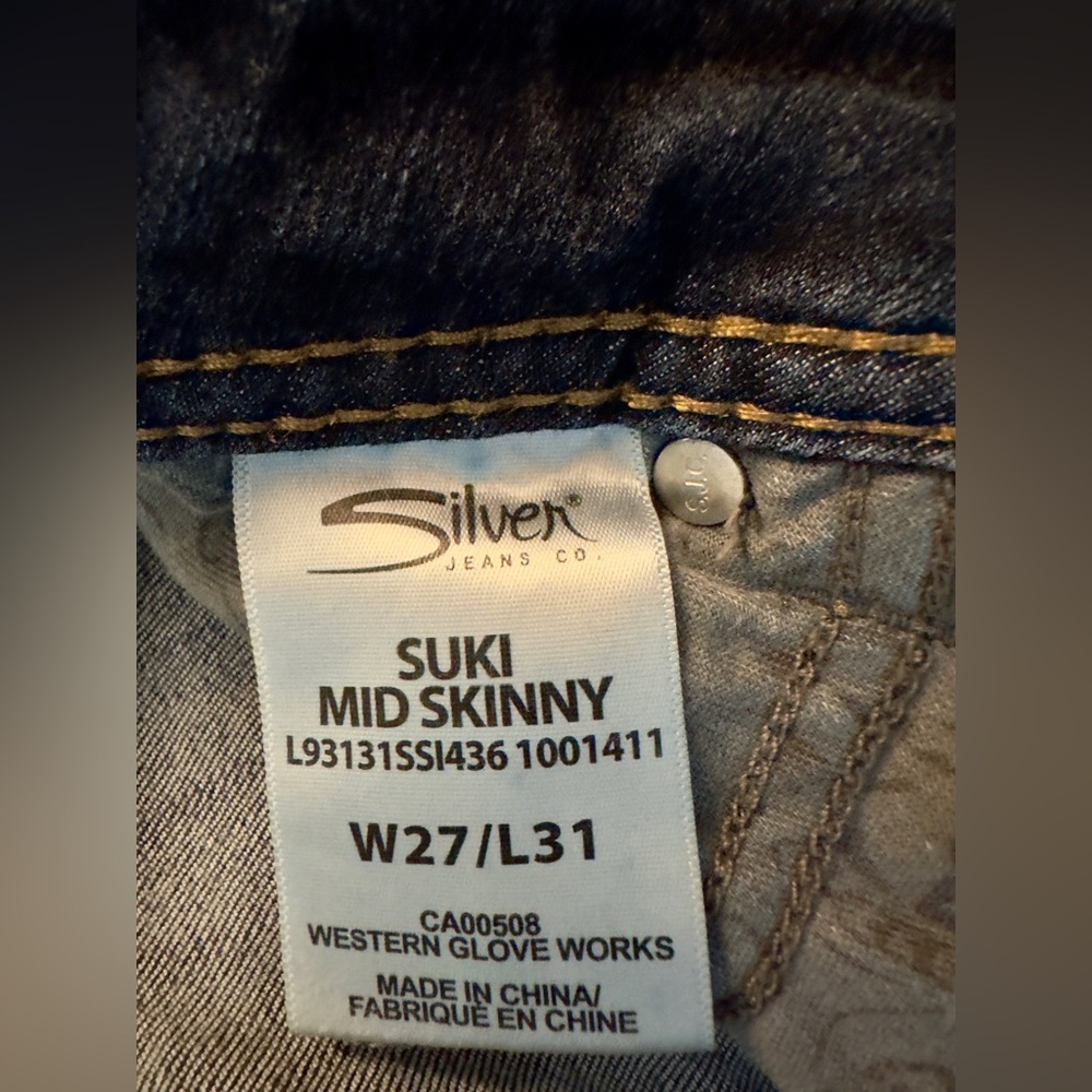 Silver distressed jeans - Picture 6 of 6